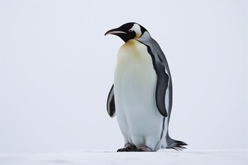 Fototapeta premium A Empire Penguin Standing Iceland