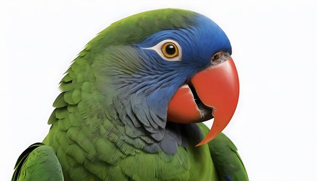 close up of Parrot Biak Eclectus, exotic birds, green parrot. Generative Ai
By We3 Animal