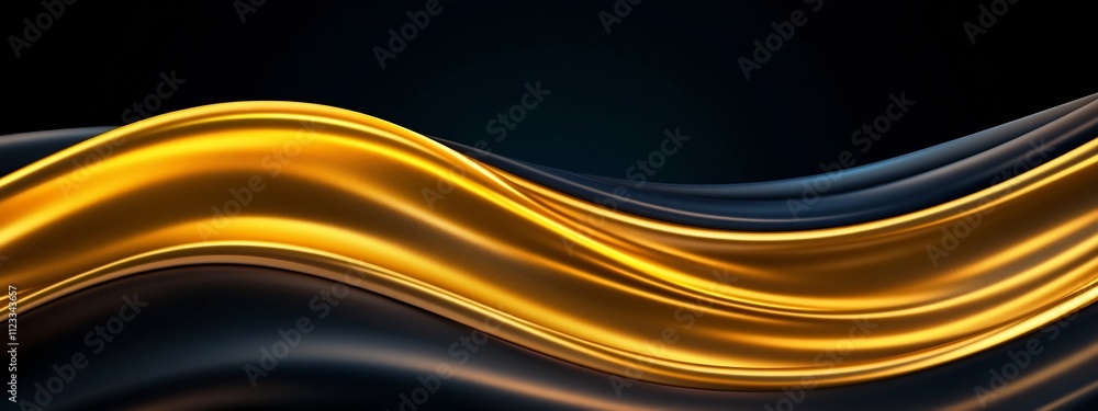 Poster luxurious gradient background with metallic reflections and smooth modern texture for designs ads an