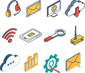 Support Vector Icon Set