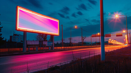 billboard in the city