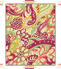 Futuristic Digital Allover Design with Dynamic Effects