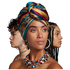 Afro Black Woman PNG Element Mulher negra afro