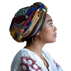 Afro Black Woman PNG Element Mulher negra afro
