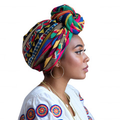 Afro Black Woman PNG Element Mulher negra afro