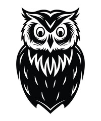 Owl vector silhouette