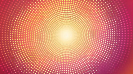 abstract halftone background pink and orange