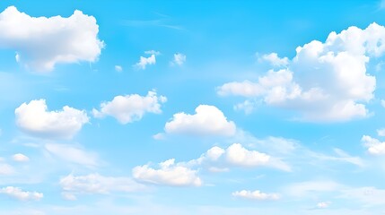 Fototapeta premium The sky is blue and cloudy