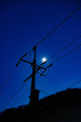 pylon against the sky
