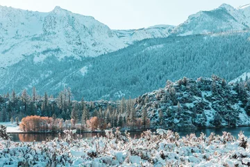 Fototapete Rund Winter in Sierra Nevada © Galyna Andrushko
