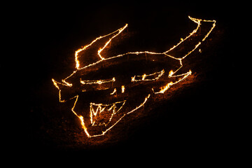 The sign of the Krampus