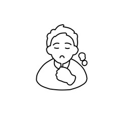 Obraz premium 1Illustration of a man taking a bath