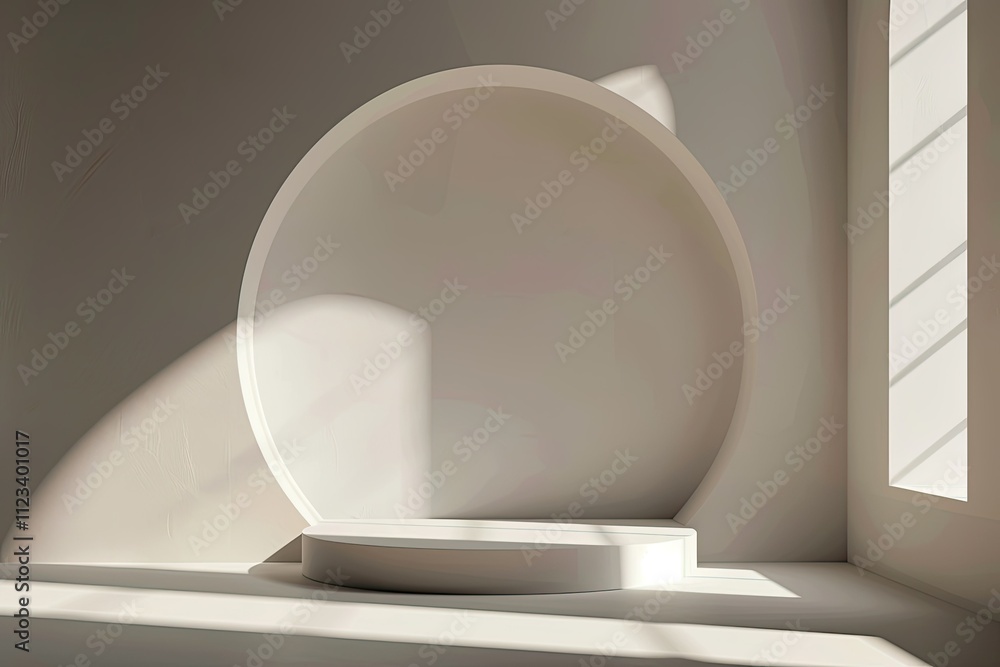 Poster abstract studio background for product presentation empty room with shadows