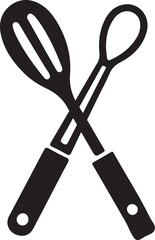 Kitchen Utensil Silhouette Vector Illustration Design