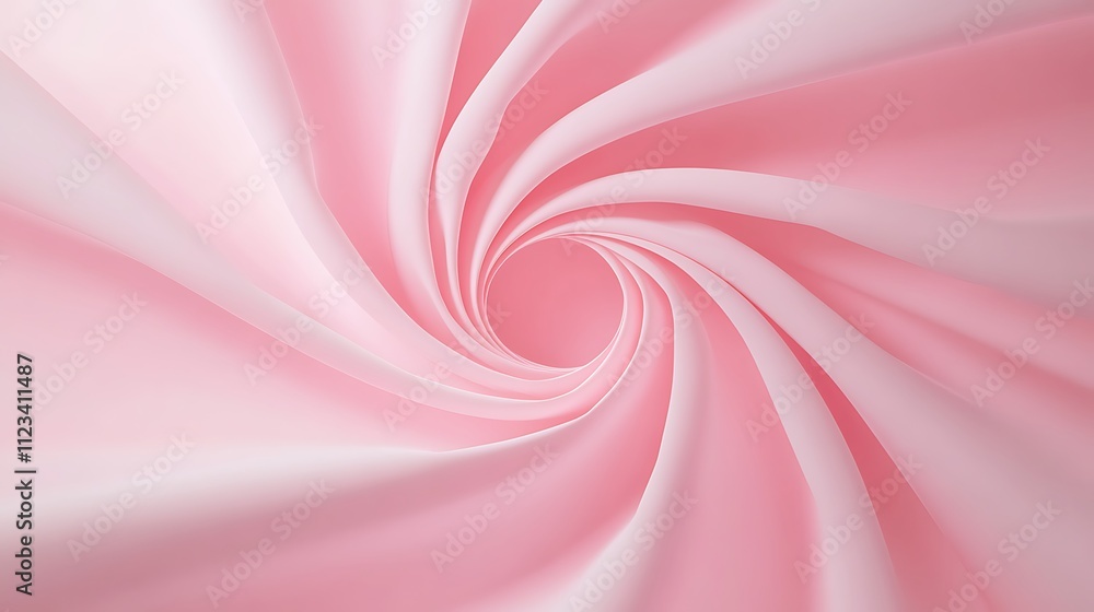 Poster soft pink abstract background with flowing shapes for a calm and elegant feel