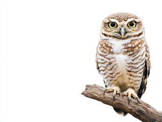 Obraz premium Owl observing its surroundings nature reserve wildlife photography calm environment close-up view wildlife conservation