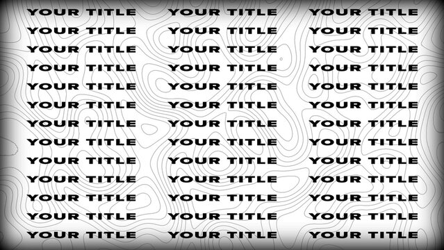 Music Tour Visual Kinetic Background Title