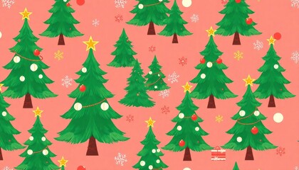 Fototapeta premium merry christmas, merry, easter seamless pattern, merry christmas pattern 2025, merry christmas 2025, merry christmas wallpaper, gift box.