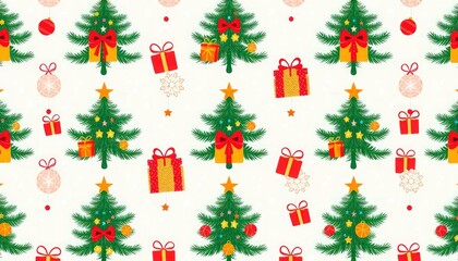 Obraz premium merry christmas, merry, easter seamless pattern, merry christmas pattern 2025, merry christmas 2025, merry christmas wallpaper, gift box.