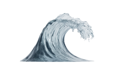 Dynamic and Majestic Ocean Wave Capturing the Power of Nature with Crystal Clear Water and Stunning Fluid Motion Perfect for Nature and Water Themes