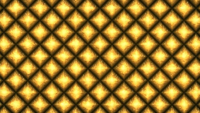 Golden Grid Pattern Animated Background (Customizable)