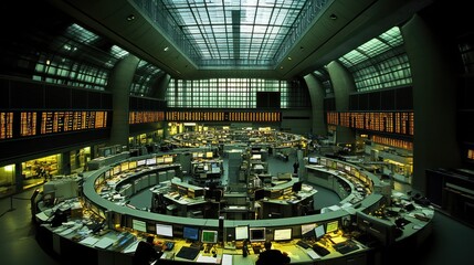Stock Exchange Trading Floor Interior Architecture Design