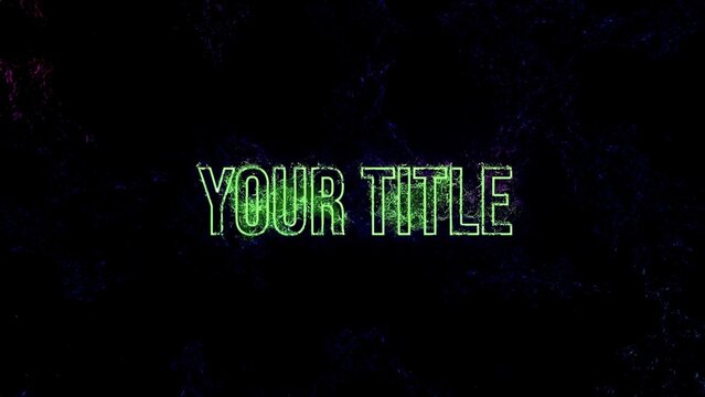 Dark Magic Powerful Text & Title Intro