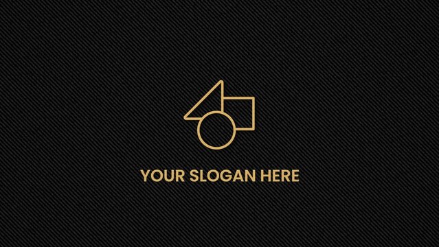 Dark Jeans Texture Modern Logo Reveal