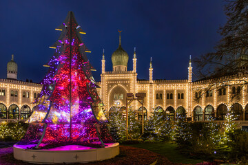 Christmas Lights in Copenhagen, Denmark