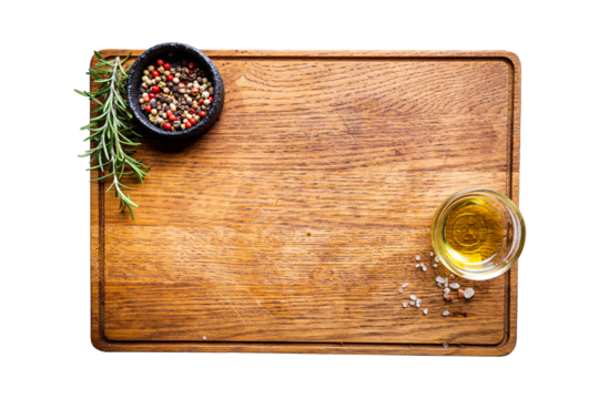 Cutting board and seasonings