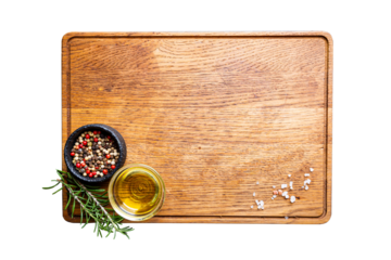 Cutting board and seasonings