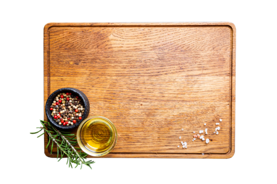 Cutting board and seasonings
