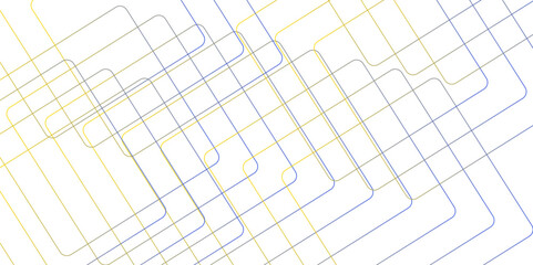 Fototapeta premium Seamless luxury geometric premium random chaotic lines background. Modern technology illustration with square mesh. Abstract gray vector blueprint background with modern design.