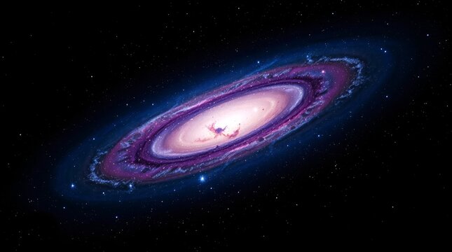 Dreamy Galaxy Background with Vibrant Colors
