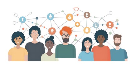 a social platform where users join groups based on shared interests or goals related to positivity and personal development. Features include virtual meetups, group challenges.