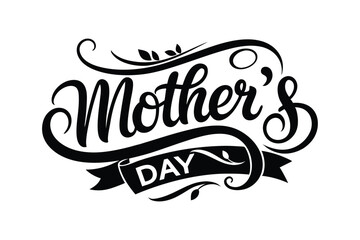 Mother's Day Typography Vector Design