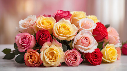 Fototapeta premium bunch of roses