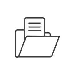 File isolated icon. vector illustration.