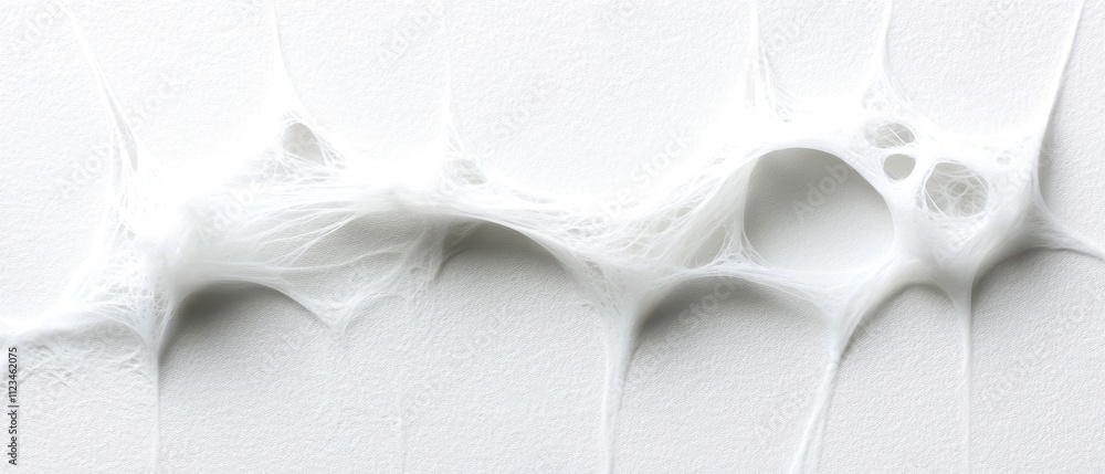 Wall mural abstract white texture with organic shapes and patterns on a clean background.