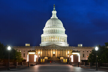 U.S Capitol Building at night - Washington D.C. United States