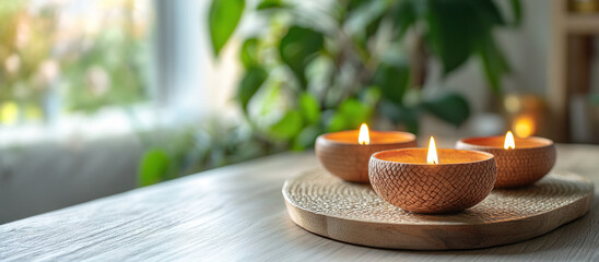 Eco-Friendly Diyas Made from Natural Materials