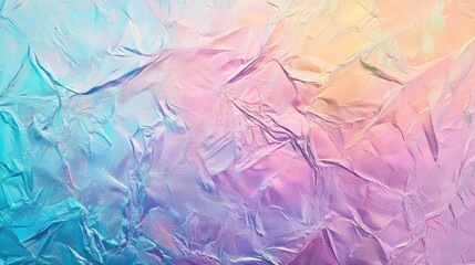 Obraz premium Vibrant holographic foil abstract surface