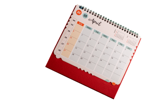 November 2024 calendar. Page of the annual business desk month calendar isolated on transparent png - Powered by Adobe