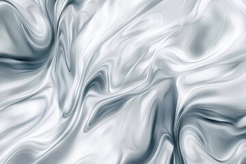 Obraz premium Abstract Swirling White and Gray Background