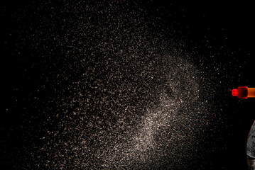 spray water drop droplet steam fog air