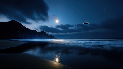 Fototapeta premium UFO is flying