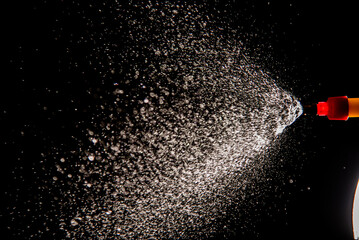 spray water drop droplet steam fog air