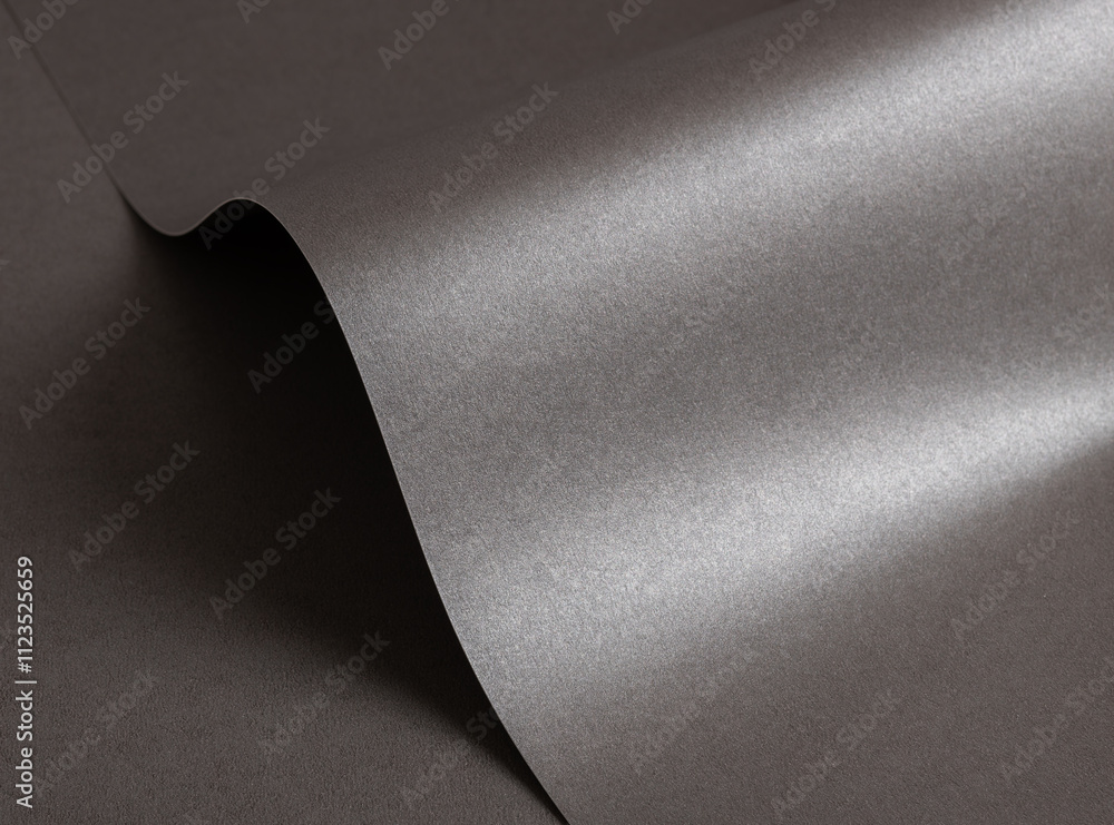 Aufkleber luxurious greige paper background with a sleek metallic sheen and subtle gradient from gray to beige