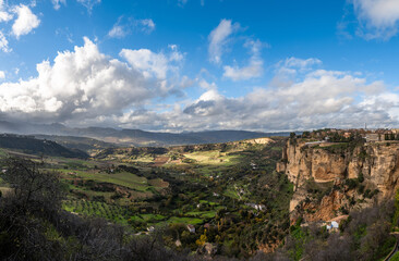 Stunning views around Ronda, Andalusia, Spain