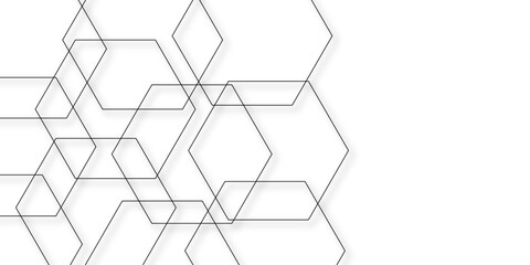 abstract background with hexagons